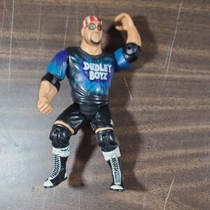 WWE Action Figure with Blue and Black Outfit
